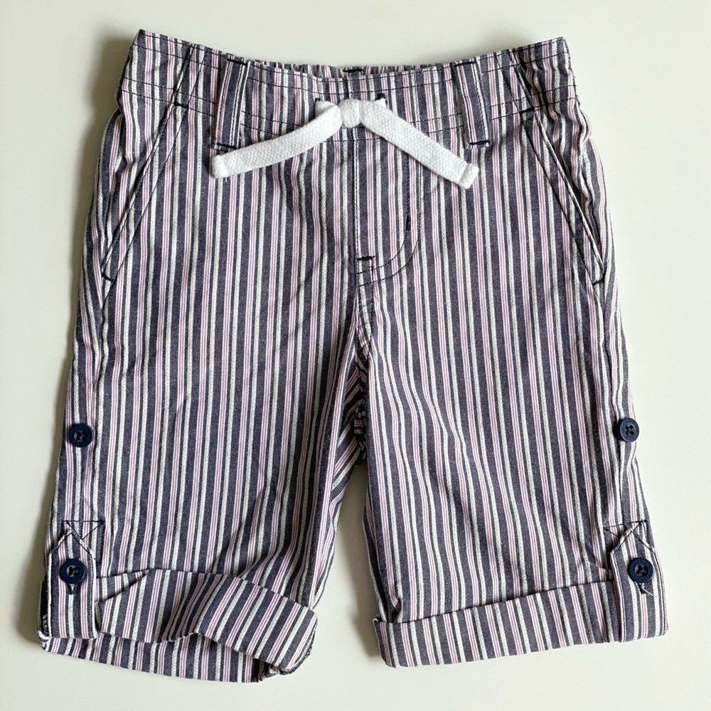 Janie and Jack Striped Convertible Pants
